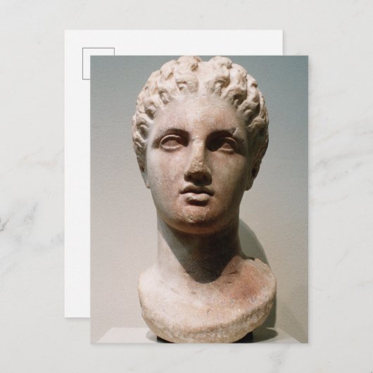 Leiter einer Göttin, 4. Jahrhundert v. Chr. Postkarte (Vorne/Hinten)