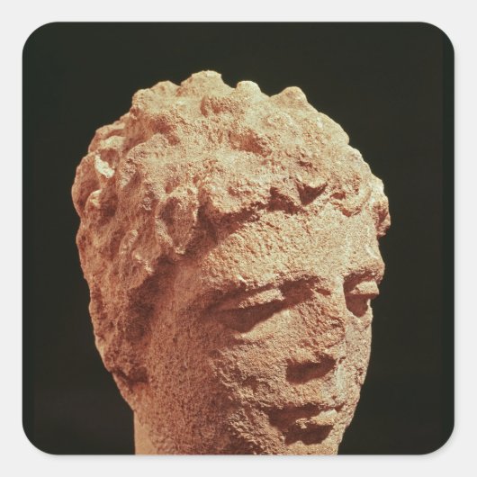 Leiter einer Göttlichkeit Quadratischer Aufkleber (Vorderseite)