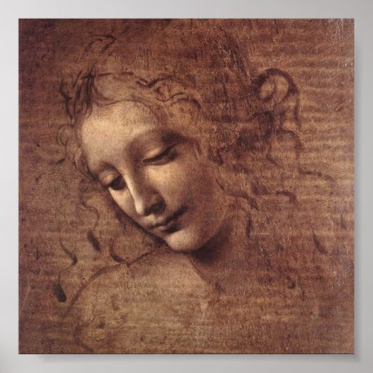 Leiter einer jungen Frau mit Tousled Hair (Leda) Poster (Vorne)