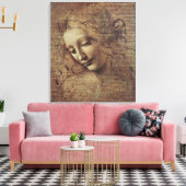 Leiter einer jungen Frau mit Tousled Hair oder, Le Leinwanddruck (Insitu (Wohnzimmer))