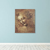 Leiter einer jungen Frau mit Tousled Hair oder, Le Leinwanddruck (Insitu (Holzboden))