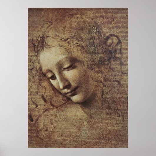 Leiter einer jungen Frau mit Tousled Hair oder, Le Poster (Vorne)