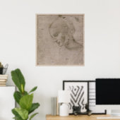 Leiter einer jungen Frau Poster (Heimbüro)