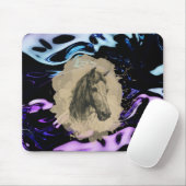 Leiter einer Pferdekizze Mousepad (Mit Mouse)
