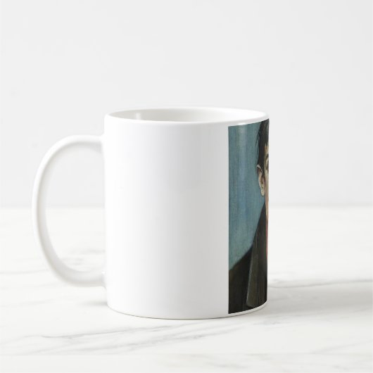 Leiter einer Tasse mit roten Augen (L.S. Lowry) (Links)