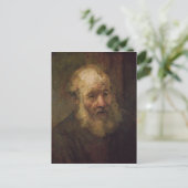 Leiter eines alten Mannes, c.1650 Postkarte (Stehend Vorderseite)