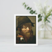 Leiter eines alten Mannes, Portrait eines alten M Postkarte (Stehend Vorderseite)
