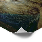 Leiter eines alten Mannes Poster (Ecke)