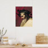 Leiter eines alten Mannes Poster (Küche)