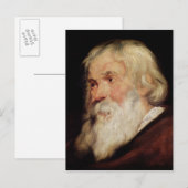 Leiter eines alten Mannes Postkarte (Vorne/Hinten)