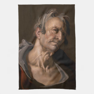 Leiter eines alten Mannes von Abraham Bloemaert Geschirrtuch