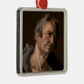 Leiter eines alten Mannes von Abraham Bloemaert Ornament Aus Metall (Rechts)