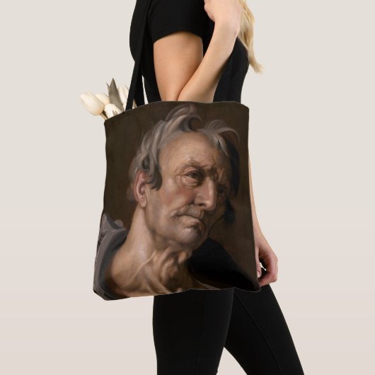 Leiter eines alten Mannes von Abraham Bloemaert Tasche (Von Nahem)