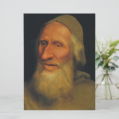 Leiter eines alten Mannes (von Quentin Metsys) Karte (Stehend Vorderseite)