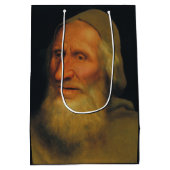 Leiter eines alten Mannes (von Quentin Metsys) Mittlere Geschenktüte (Rückseite)