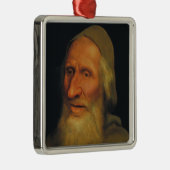 Leiter eines alten Mannes (von Quentin Metsys) Ornament Aus Metall (Rechts)