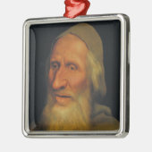 Leiter eines alten Mannes (von Quentin Metsys) Ornament Aus Metall (Links)