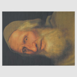 Leiter eines älteren Mannes (von Quentin Metsys) Seidenpapier