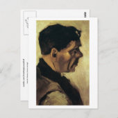 Leiter eines Bauernhofs, Vincent van Gogh Postkarte (Vorne/Hinten)