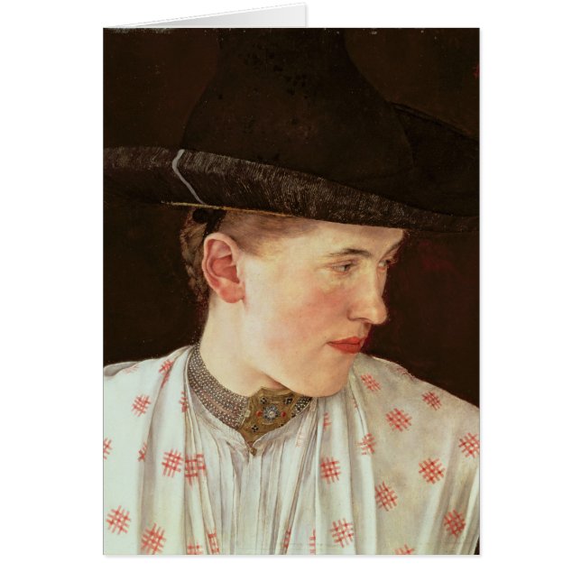 Leiter eines Bauernmädchens, c.1880 (Vorne)