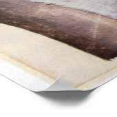 Leiter eines braunen Pelikans Poster (Ecke)