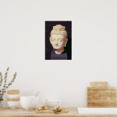 Leiter eines Buddha im griechisch-buddhistischen S Poster (Küche)