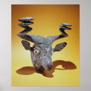 Leiter eines Bulls aus Irak, c.2000 v. Chr. Poster