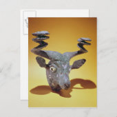 Leiter eines Bulls aus Irak, c.2000 v. Chr. Postkarte (Vorne/Hinten)