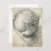 Leiter eines Cherub Postkarte (Vorne/Hinten)