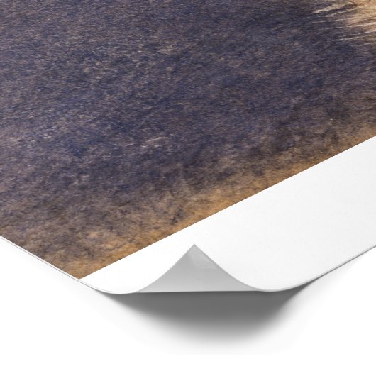 Leiter eines Fuchs Poster (Ecke)