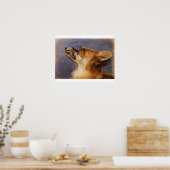 Leiter eines Fuchs Poster (Küche)