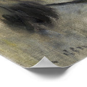 Leiter eines Gemäldes von Auguste Renoir Poster (Ecke)