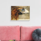 Leiter eines Golden Eagle (von John Ruskin) Leinwanddruck (Insitu (Wohnzimmer))