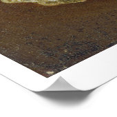 Leiter eines Grauarabischen Pferdes (Öl auf Leinwa Poster (Ecke)