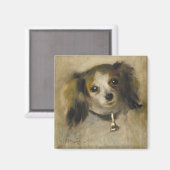 Leiter eines Hundes, 1870 (Öl auf Leinwand) Magnet (Vorderseite/Rückseite)