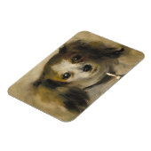 Leiter eines Hundes, 1870 (Öl auf Leinwand) Magnet (Linke Seite)