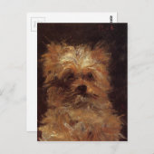 Leiter eines Hundes von Edouard Manet Postkarte (Vorne/Hinten)