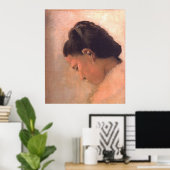 Leiter eines jungen Mädchens Poster (Heimbüro)