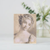 Leiter eines jungen Mädchens Postkarte (Stehend Vorderseite)