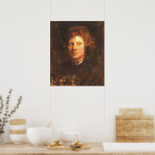Leiter eines jungen Mannes - van Dyck Fine Art Pos Poster (Küche)