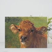 Leiter eines Kalbes (von Rosa Bonheur) Karte (Stehend Vorderseite)