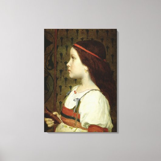 Leiter eines Kindes, 1866 Leinwanddruck (Vorderseite)