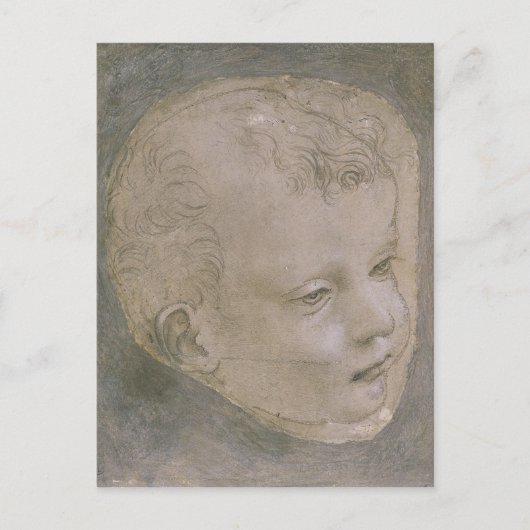 Leiter eines Kindes Postkarte (Vorderseite)