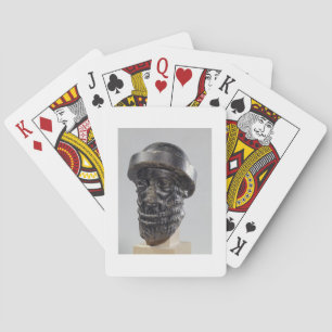 Leiter eines Königs, möglicherweise Hammurabi, Kön Spielkarten
