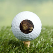Leiter eines Löwen (Wildtier) Golfball (Insitu T-Shirt)