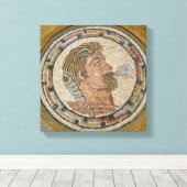 Leiter eines Mannes 2 Leinwanddruck (Insitu (Holzboden))