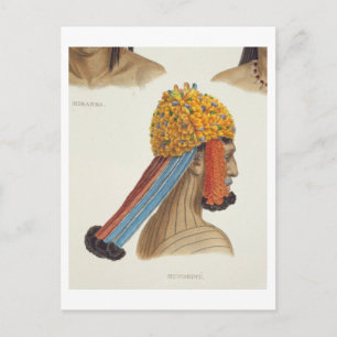 Leiter eines Mannes aus dem Mundrucu Stamm, aus "T Postkarte