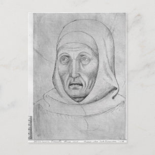 Leiter eines Mönchs aus dem Vallardi Album Postkarte
