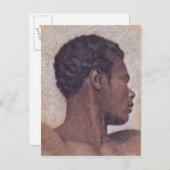 Leiter eines Neger Postkarte (Vorne/Hinten)