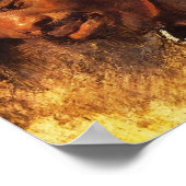 Leiter eines Neger von Rubens Poster (Ecke)